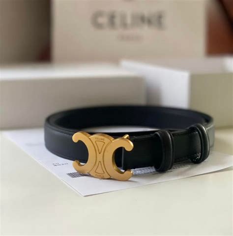 black celine belt|celine triomphe belt selfridges.